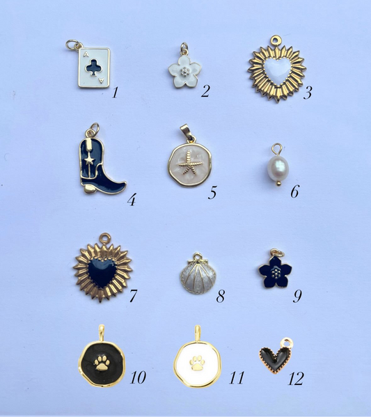 CHARMS NOIRS ET BLANCS